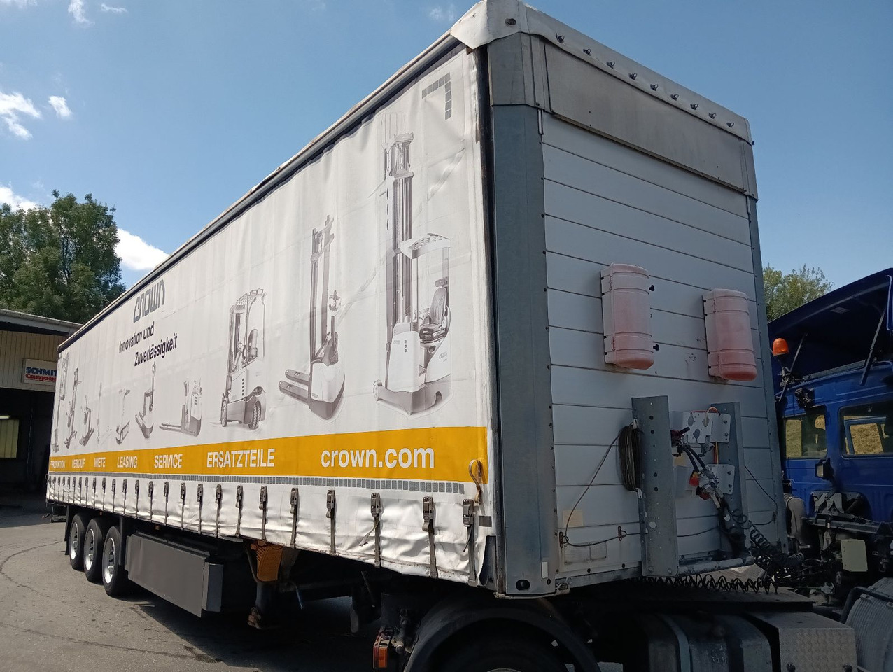 侧帘半拖车 Schmitz Cargobull SCS24 DOPPELSTOCK HUBDACH Lift SAF 455/40R22,5：图10