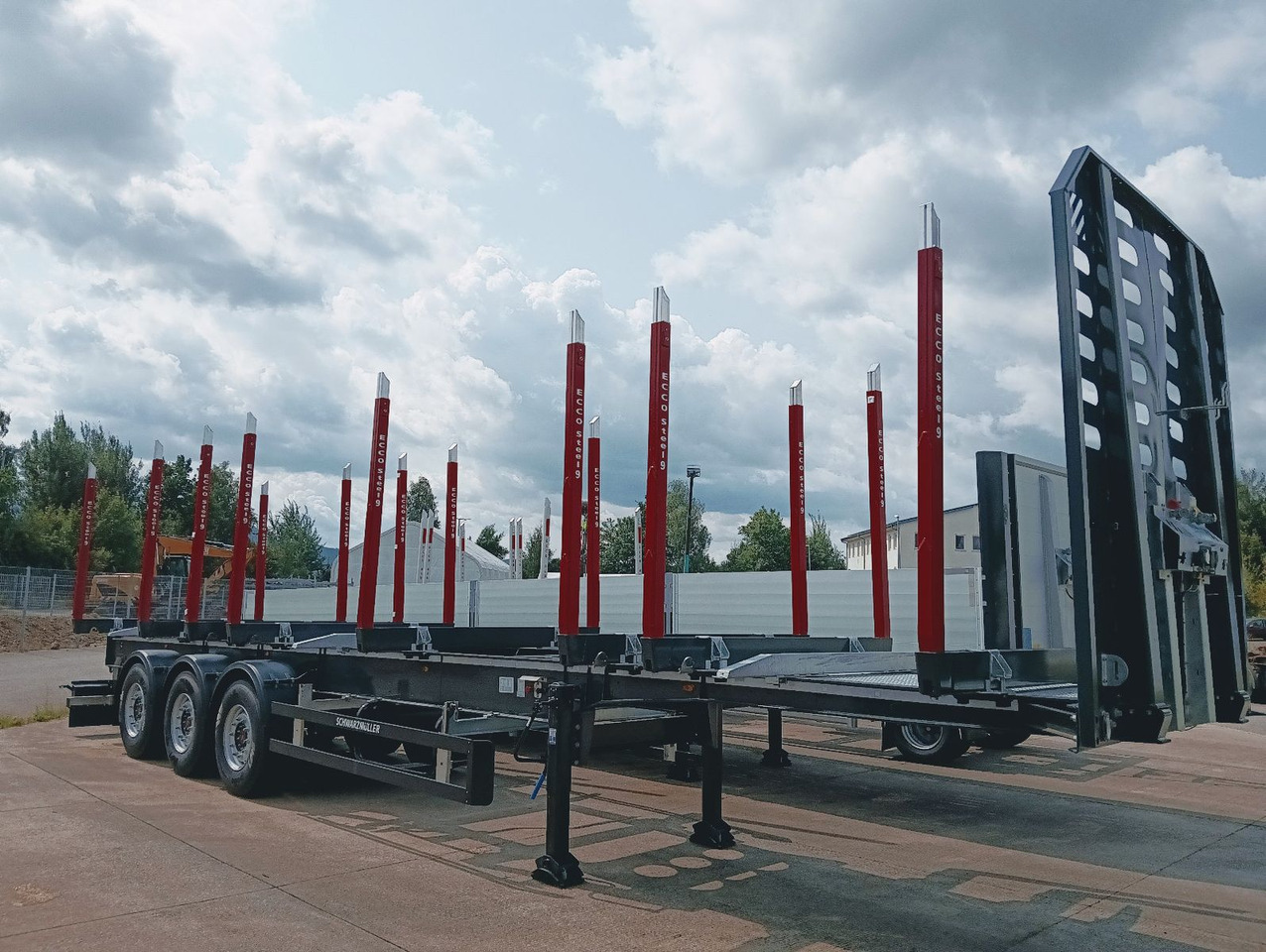 Schwarzmüller 3-A Rungensattel 8xRungSchemel 5800kg NEU sofort Schwarzmüller 3-A Rungensattel 8xRungSchemel 5800kg NEU sofort - 木材运输半挂车:图1 Schwarzmüller 3-A Rungensattel 8xRungSchemel 5800kg NEU sofort Schwarzmüller 3-A Rungensattel 8xRungSchemel 5800kg NEU sofort - 木材运输半挂车:图1
