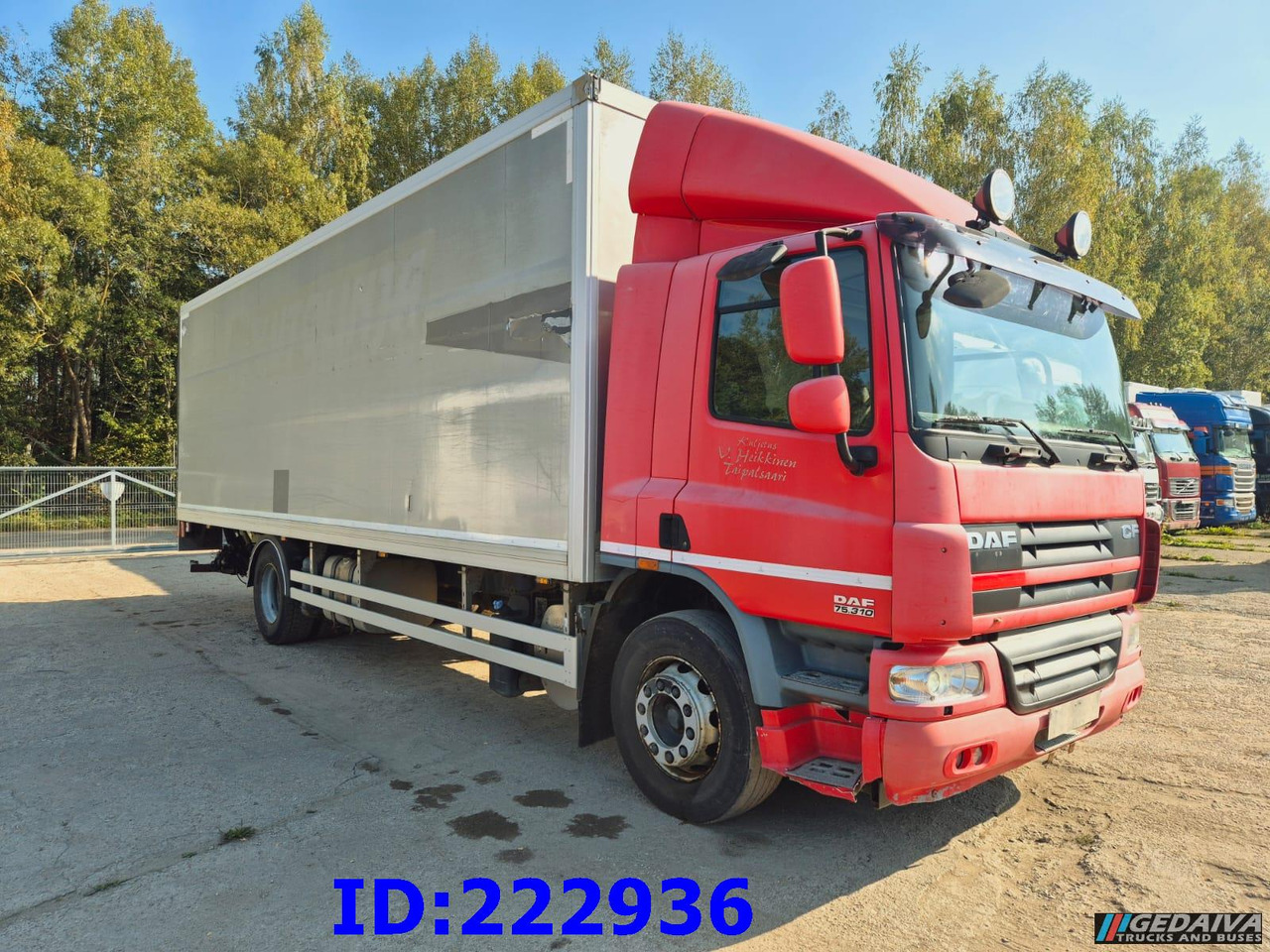 DAF CF 75.310 - Euro5 - 厢式卡车:图5 DAF CF 75.310 - Euro5 - 厢式卡车:图5