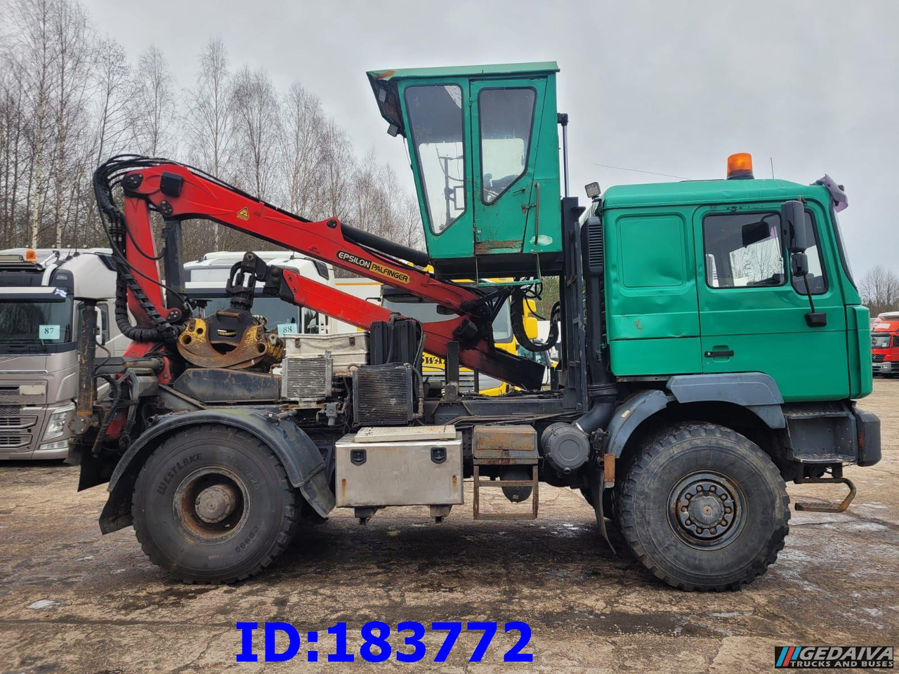 MAN 18.410 4x4 + Epsilon Palfinger SRX39 - 木材运输车, 起重车:图5 MAN 18.410 4x4 + Epsilon Palfinger SRX39 - 木材运输车, 起重车:图5