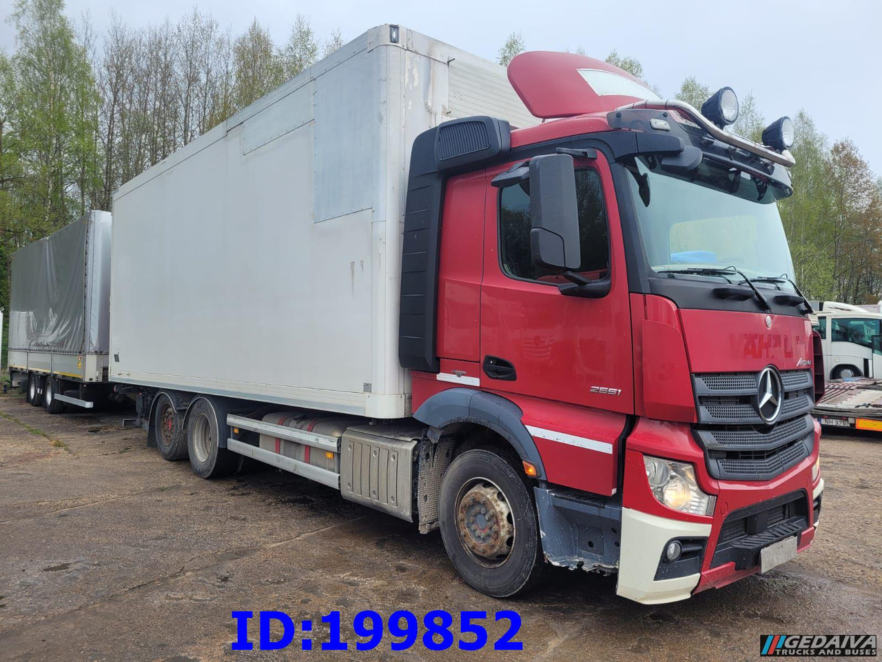 MERCEDES-BENZ Actros 2551 6x2 Euro5 + tilt trailer - 厢式卡车:图1 MERCEDES-BENZ Actros 2551 6x2 Euro5 + tilt trailer - 厢式卡车:图1