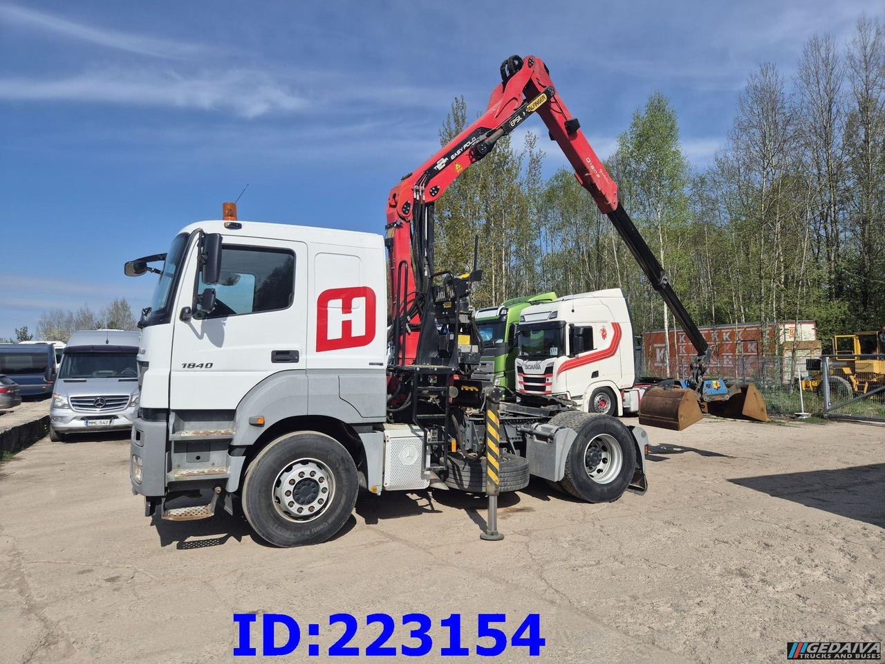 MERCEDES-BENZ Axor 1840 + Crane Epsilon Palfinger PZR601GA - 牵引车:图1 MERCEDES-BENZ Axor 1840 + Crane Epsilon Palfinger PZR601GA - 牵引车:图1