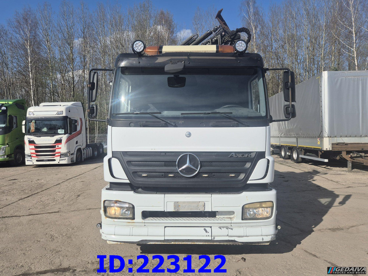 MERCEDES-BENZ Axor 2533 6x2 + Atlas 332.3E Crane - 翻斗车:图2 MERCEDES-BENZ Axor 2533 6x2 + Atlas 332.3E Crane - 翻斗车:图2
