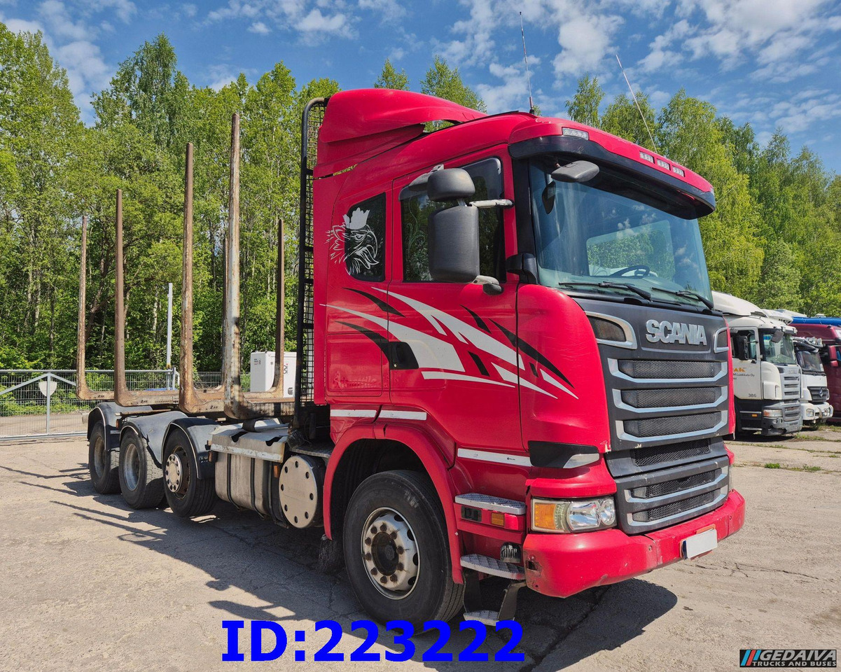 SCANIA R620 - 8x4 - Steering axle - 木材运输车:图4 SCANIA R620 - 8x4 - Steering axle - 木材运输车:图4
