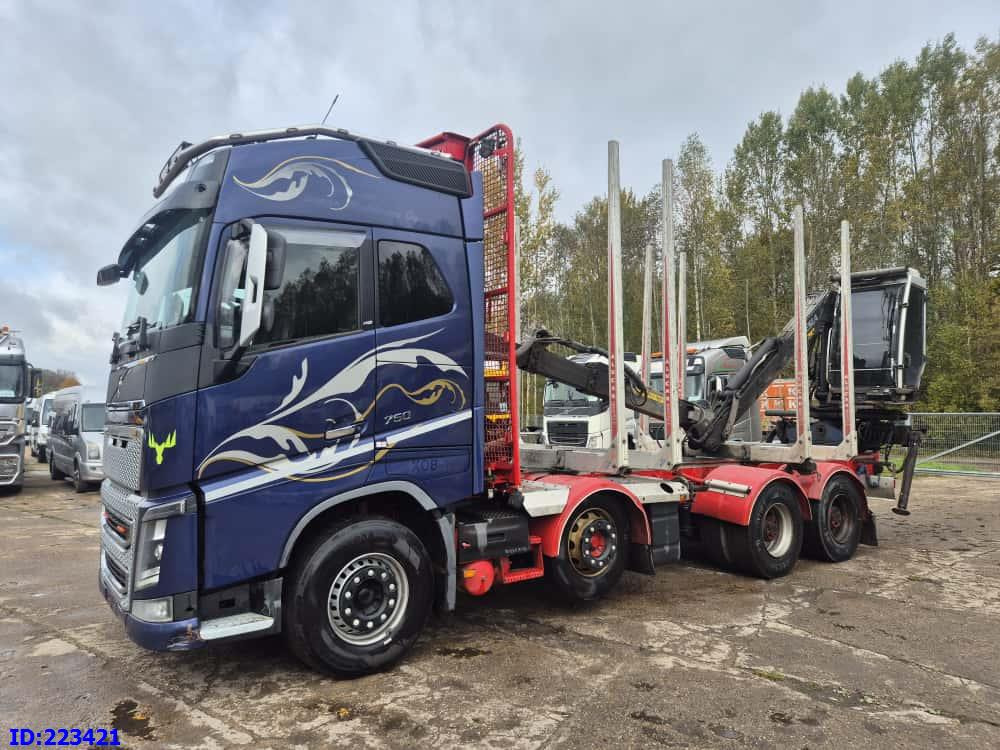 VOLVO FH16 750HP 8x4 +  KESLA CRANE - 木材运输车:图1 VOLVO FH16 750HP 8x4 +  KESLA CRANE - 木材运输车:图1