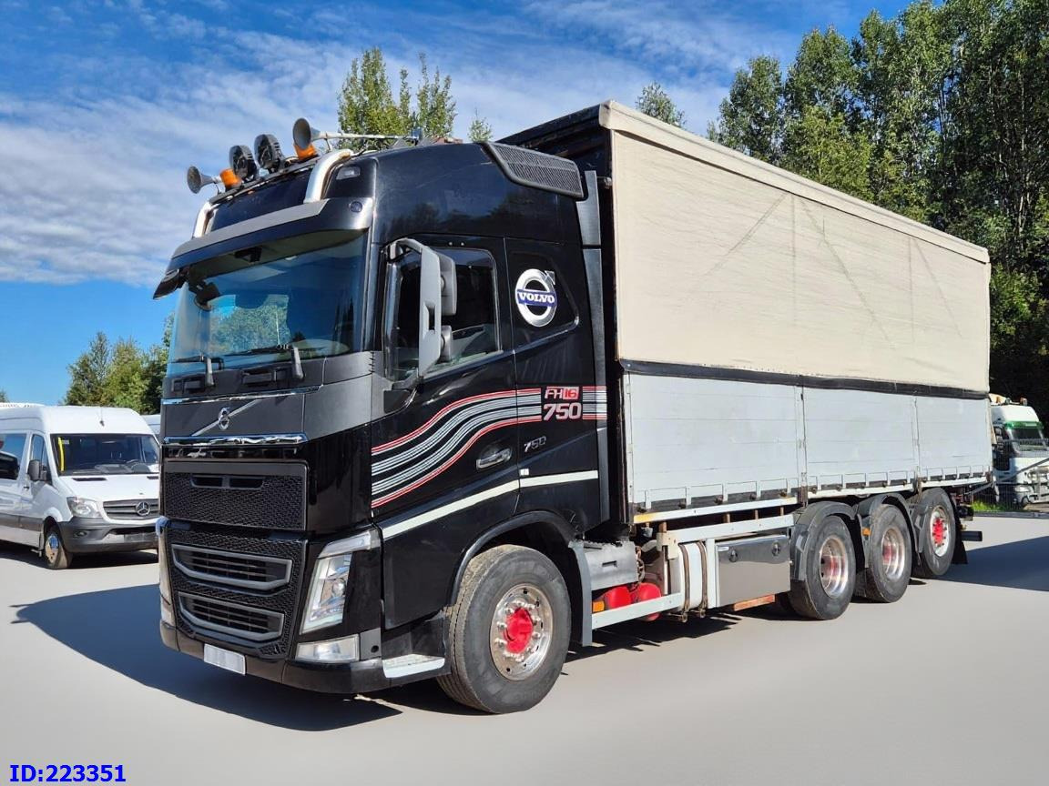 VOLVO FH16 750HP - 8x4-Steering axle - 侧帘卡车:图1 VOLVO FH16 750HP - 8x4-Steering axle - 侧帘卡车:图1