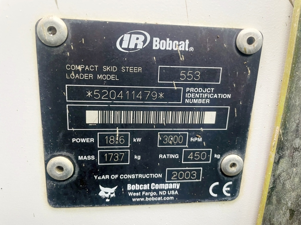 Bobcat 553 (3998) - 滑移装载机:图4 Bobcat 553 (3998) - 滑移装载机:图4