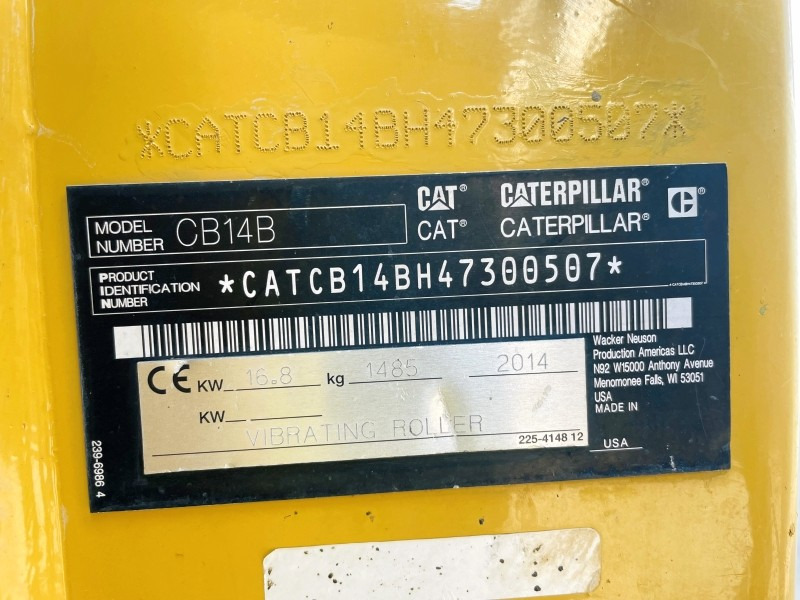 Caterpillar CB14B (3399) - 碾压机:图3 Caterpillar CB14B (3399) - 碾压机:图3