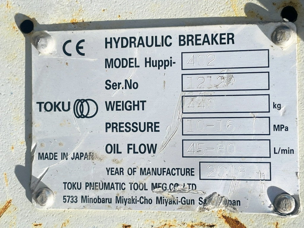 Huppi 402 (4063) - 液压锤:图3 Huppi 402 (4063) - 液压锤:图3