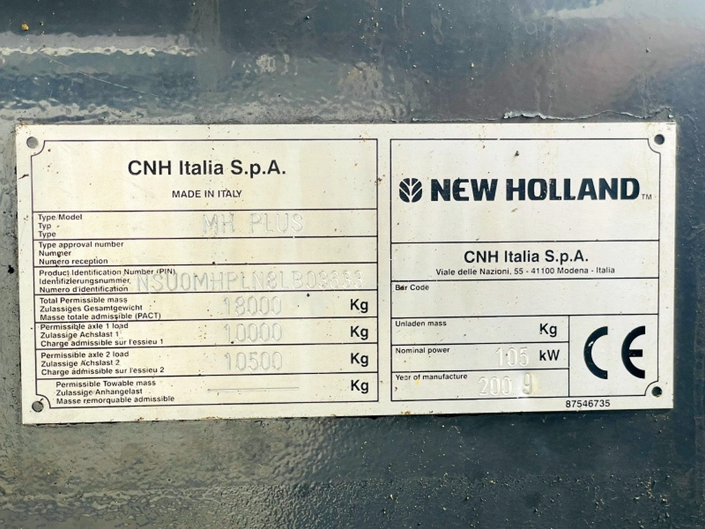 New Holland MH Plus (4054) - 轮式挖掘机:图3 New Holland MH Plus (4054) - 轮式挖掘机:图3