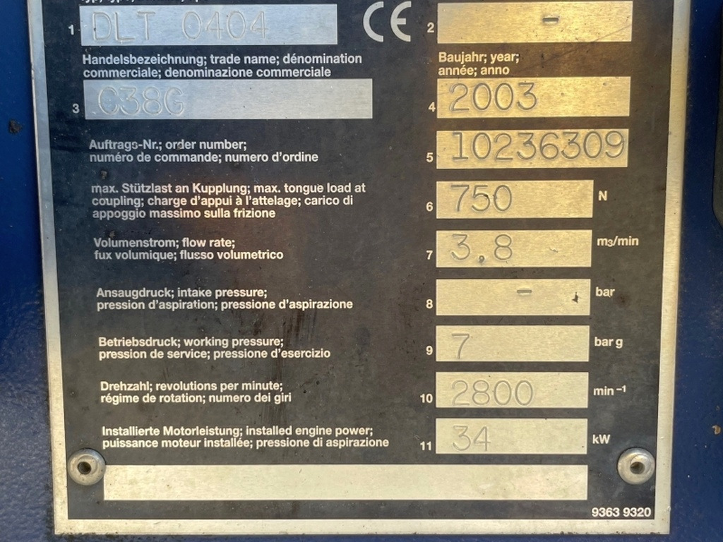 Vergleich C38G (3958) - 空气压缩机:图4 Vergleich C38G (3958) - 空气压缩机:图4