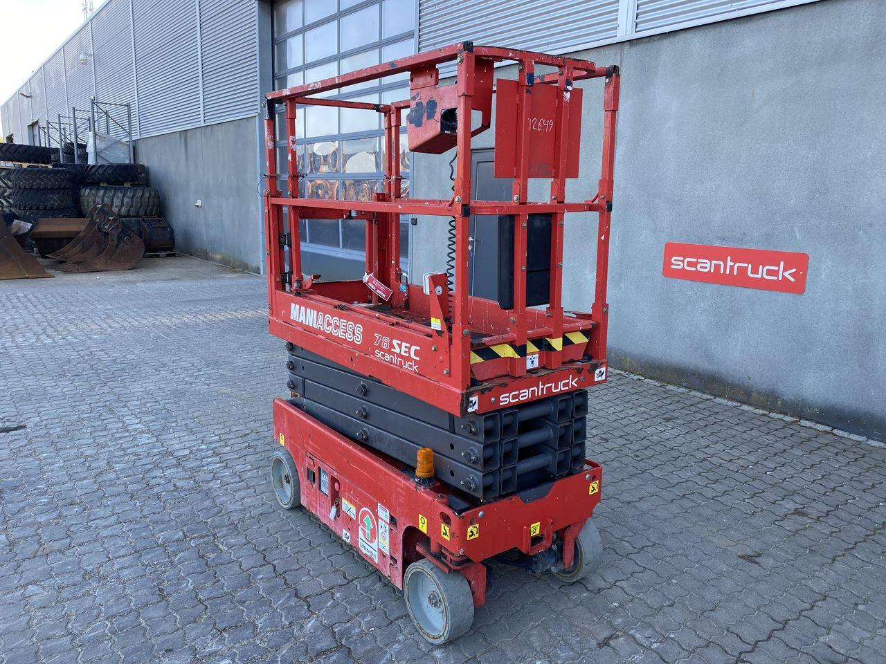 Manitou 78SEC - 剪式升降机:图2 Manitou 78SEC - 剪式升降机:图2