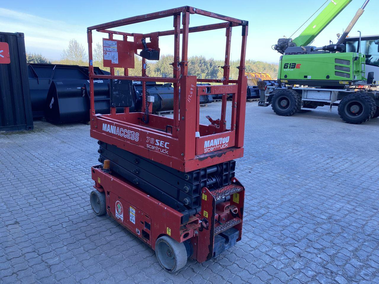 Manitou 78SEC - 剪式升降机:图5 Manitou 78SEC - 剪式升降机:图5