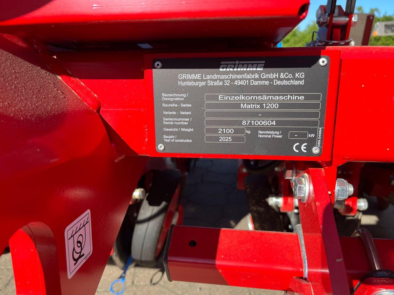 Grimme Matrix 1200 - 精准播种机:图2 Grimme Matrix 1200 - 精准播种机:图2