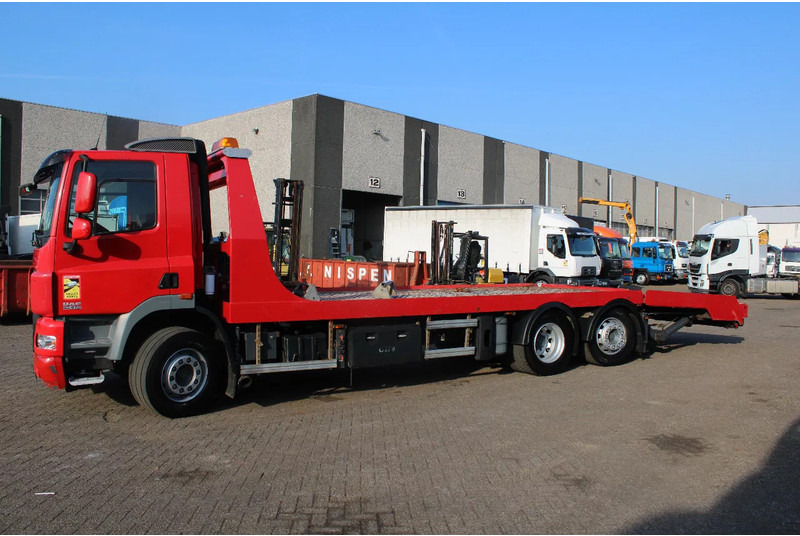 DAF CF 85.410 + EURO 5 + EXTENDABLE PLATFORM HYDROLIC + 6X2 + 3X IN STOCK / WINCH - 自动转运卡车:图2 DAF CF 85.410 + EURO 5 + EXTENDABLE PLATFORM HYDROLIC + 6X2 + 3X IN STOCK / WINCH - 自动转运卡车:图2