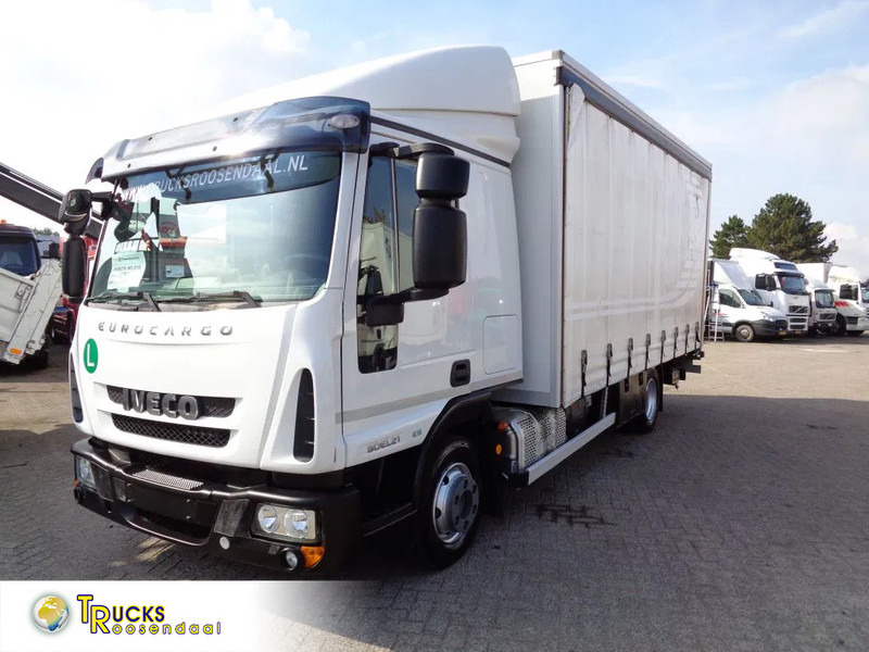Iveco Eurocargo 80EL21 Manual + Euro 6 + Dhollandia Lift - 侧帘卡车:图1 Iveco Eurocargo 80EL21 Manual + Euro 6 + Dhollandia Lift - 侧帘卡车:图1