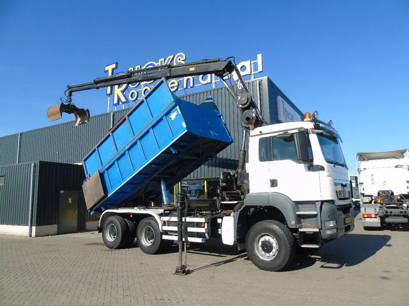 MAN TGX + 6x6 + HIAB 166 E3 HIPRO + 3SIDE TIPPER - 翻斗车, 起重车:图2 MAN TGX + 6x6 + HIAB 166 E3 HIPRO + 3SIDE TIPPER - 翻斗车, 起重车:图2