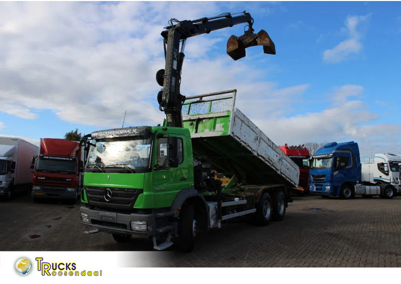 Mercedes-Benz Axor 2633 + TIPPER + HIAB 144 + REMOTE + MANUAL - 起重车:图1 Mercedes-Benz Axor 2633 + TIPPER + HIAB 144 + REMOTE + MANUAL - 起重车:图1