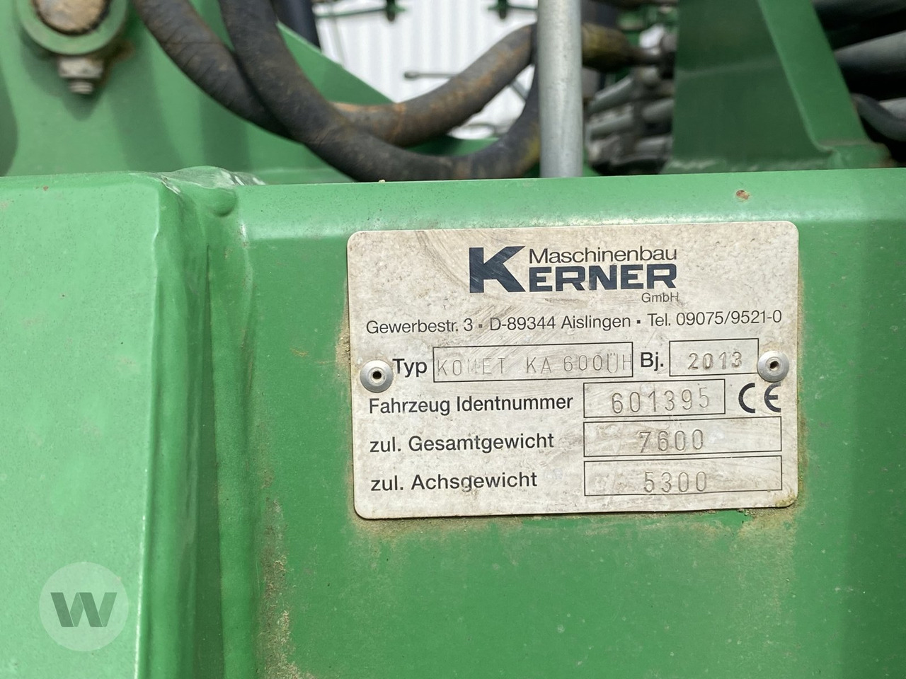 Kerner Komet KA 600 Üh - 耕耘机:图1 Kerner Komet KA 600 Üh - 耕耘机:图1