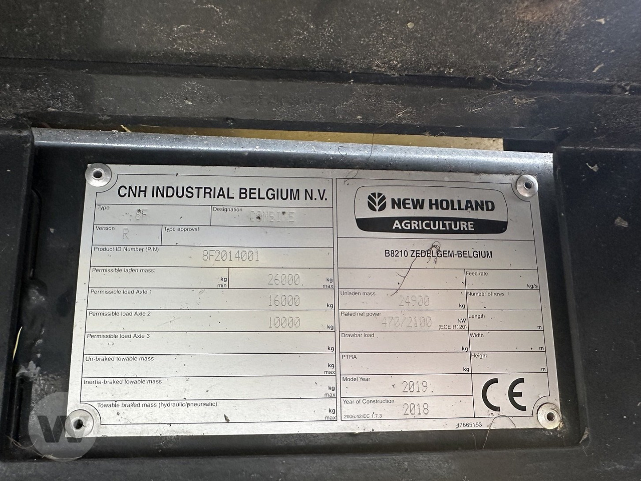 New Holland CR 10.90 - 联合收割机:图2 New Holland CR 10.90 - 联合收割机:图2