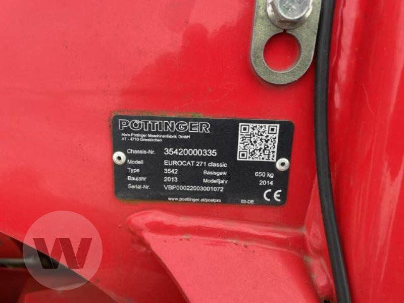 Pöttinger Eurocat 271 Classic - 割草机:图5 Pöttinger Eurocat 271 Classic - 割草机:图5