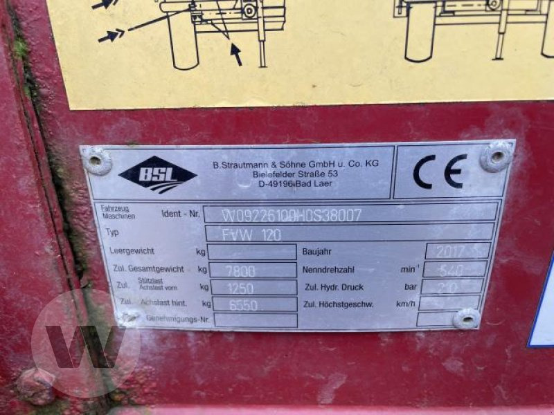 饲料搅拌车 Strautmann FVW 120：图9