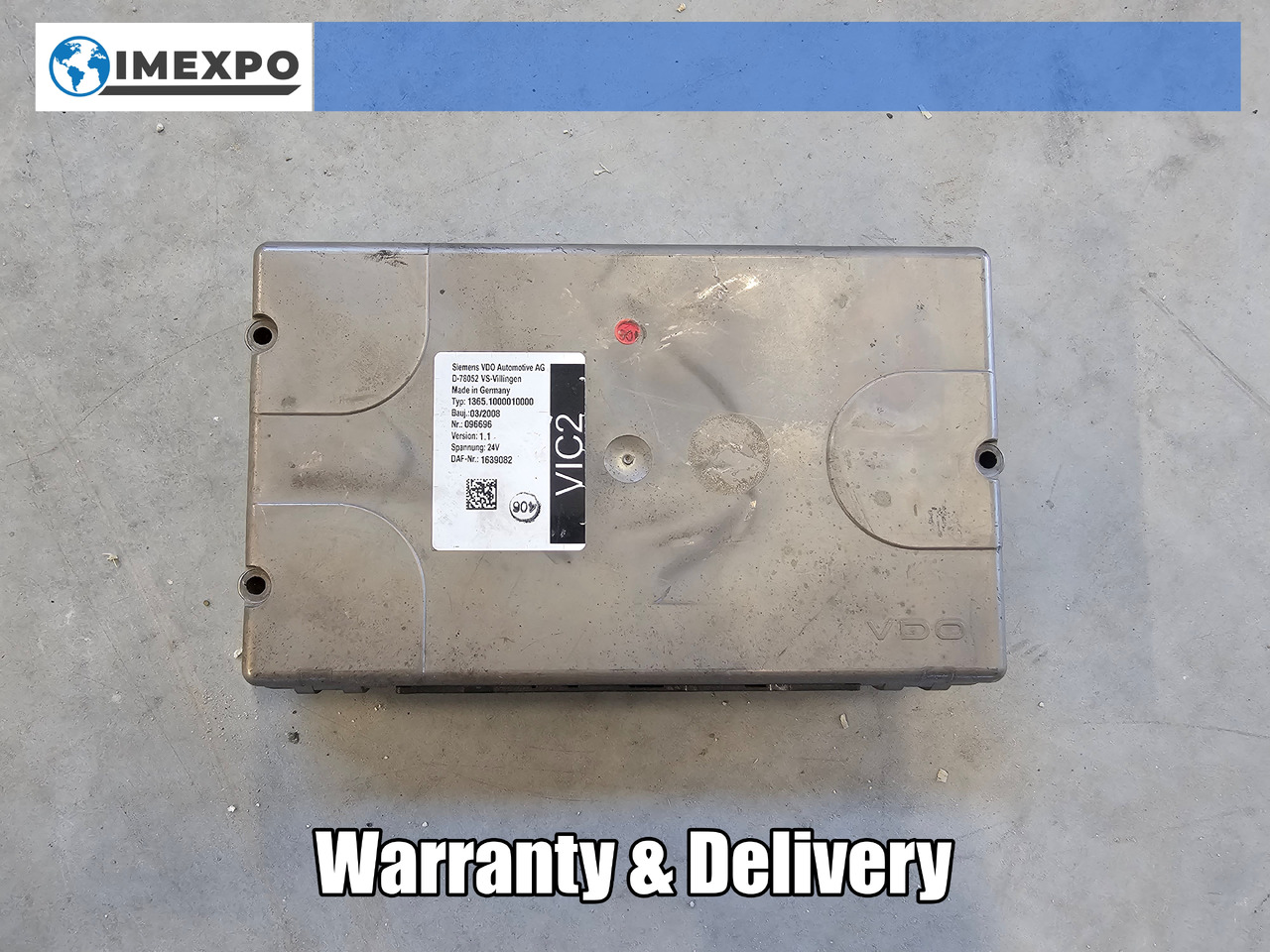 DAF XF CF / VIC2 CONTROL UNIT / 1639082 - ECU:图1 DAF XF CF / VIC2 CONTROL UNIT / 1639082 - ECU:图1