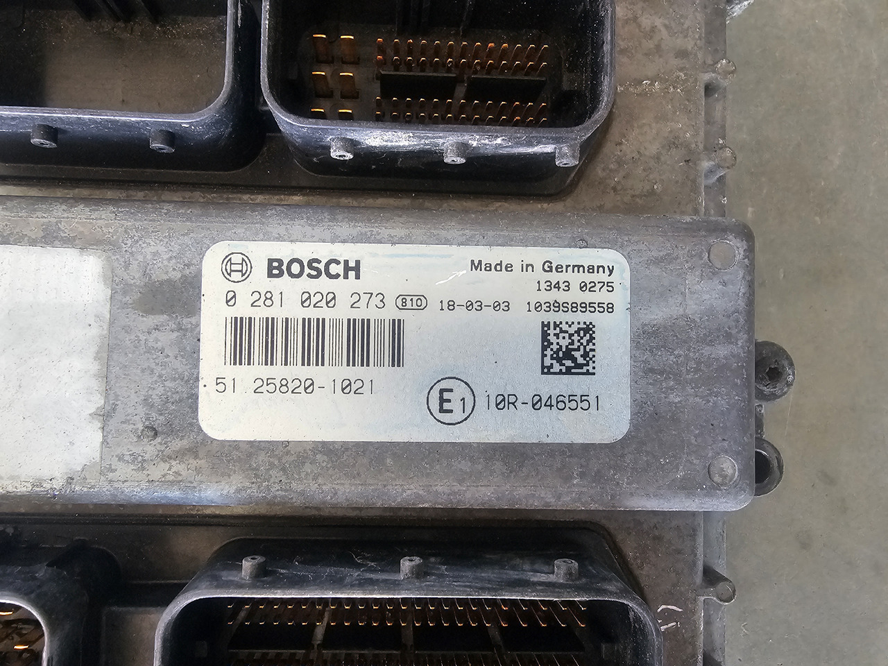 MAN TGS TGX EURO 6 / D2676 / ENGINE CONTROL UNIT - ECU:图3 MAN TGS TGX EURO 6 / D2676 / ENGINE CONTROL UNIT - ECU:图3