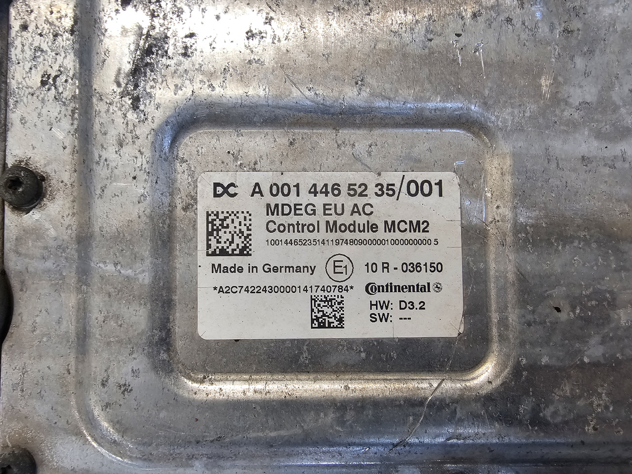 MERCEDES-BENZ ATEGO EURO 6 / OM936 / ENGINE ECU / A0014465235 - ECU:图4 MERCEDES-BENZ ATEGO EURO 6 / OM936 / ENGINE ECU / A0014465235 - ECU:图4