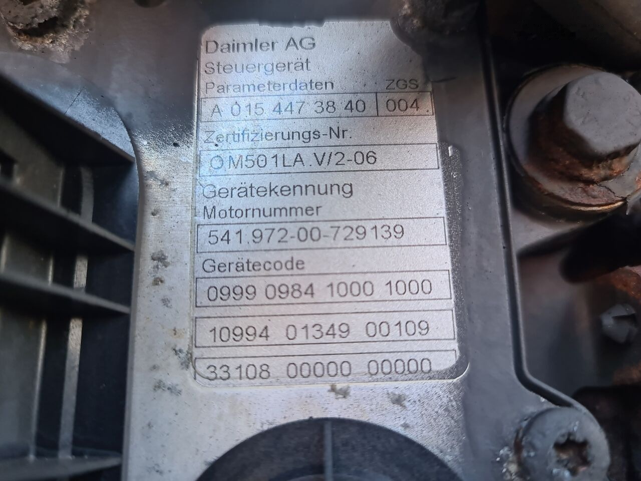 Mercedes-Benz ACTROS MP2 MP3 EURO5 Mercedes-Benz OM501LA V6 A0154473840 EURO5 - 发动机 适用于 卡车:图4 Mercedes-Benz ACTROS MP2 MP3 EURO5 Mercedes-Benz OM501LA V6 A0154473840 EURO5 - 发动机 适用于 卡车:图4