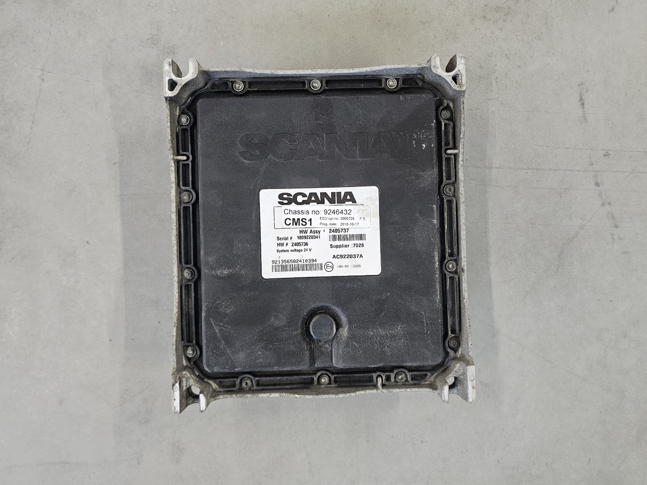 SCANIA R450 EURO 6 / CMS1 CONTROL UNIT / 2660726 - ECU:图3 SCANIA R450 EURO 6 / CMS1 CONTROL UNIT / 2660726 - ECU:图3