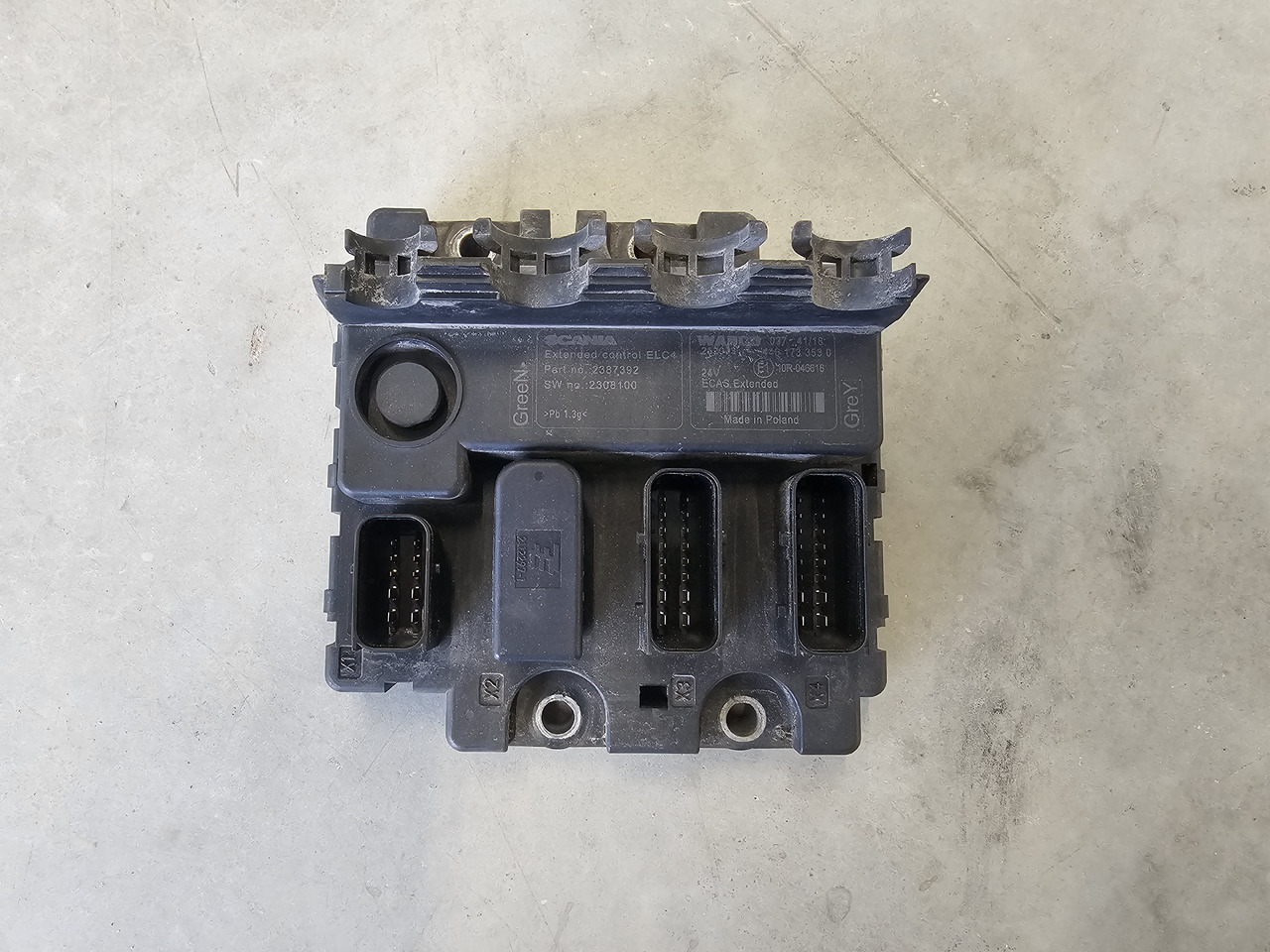 SCANIA S, R, P, G / ELC4 CONTROL UNIT / 2387392 - ECU:图2 SCANIA S, R, P, G / ELC4 CONTROL UNIT / 2387392 - ECU:图2