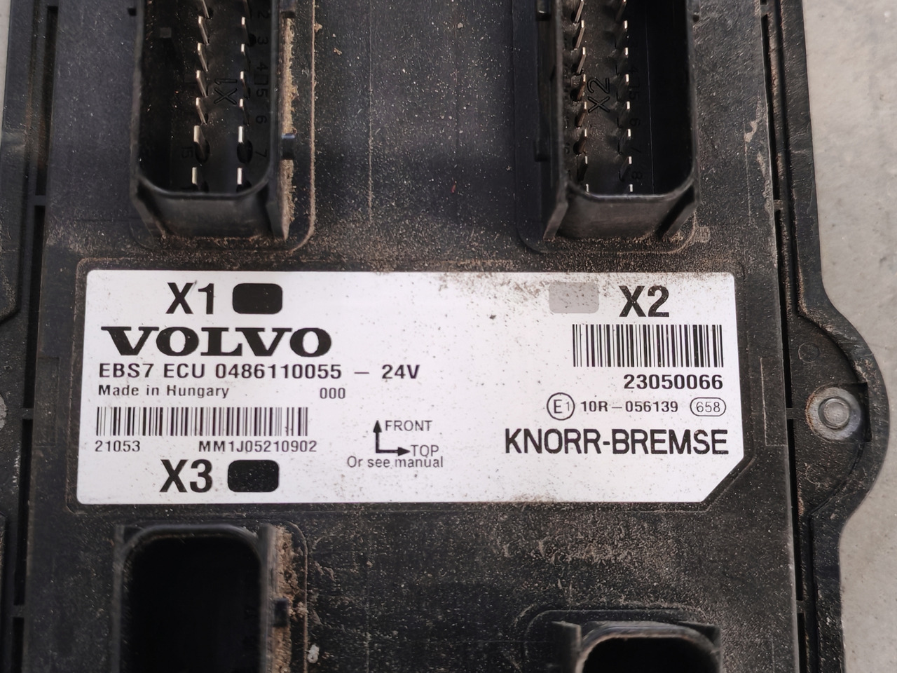VOLVO FH5 FM5 EURO 6 / EBS CONTROL UNIT / 23050066 - ECU:图3 VOLVO FH5 FM5 EURO 6 / EBS CONTROL UNIT / 23050066 - ECU:图3