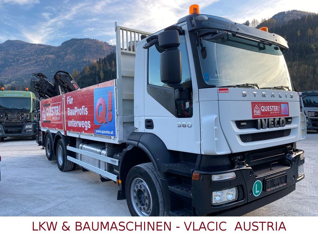 Iveco Stralis 360 Kran HIAB 166 4xHydr. Ladung 6,20m - 栏板式/ 平板卡车, 起重车:图2 Iveco Stralis 360 Kran HIAB 166 4xHydr. Ladung 6,20m - 栏板式/ 平板卡车, 起重车:图2
