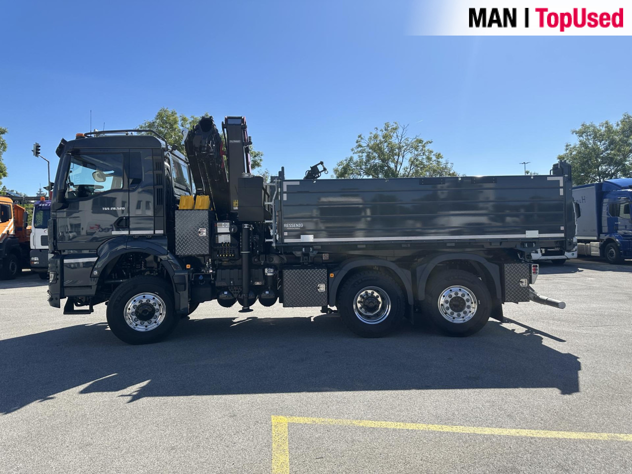 MAN TGS 28.520 6x4-4 BL CH - 翻斗车:图3 MAN TGS 28.520 6x4-4 BL CH - 翻斗车:图3