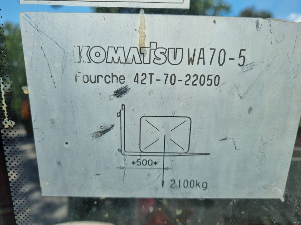 轮式装载机 KOMATSU WA70-5：图7