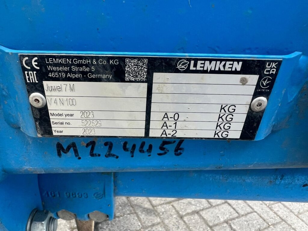 LEMKEN 4-scissor vario plough - 土壤耕作设备:图3 LEMKEN 4-scissor vario plough - 土壤耕作设备:图3