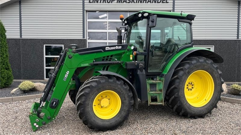 John Deere 6115R Med frontlæsser og krybegear - 拖拉机:图1 John Deere 6115R Med frontlæsser og krybegear - 拖拉机:图1