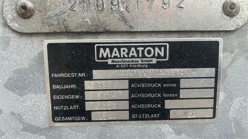 Maraton 3 vejstip med høje sider med bremser  - 农场自卸拖车/ 自卸车:图4 Maraton 3 vejstip med høje sider med bremser  - 农场自卸拖车/ 自卸车:图4