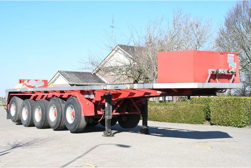 LUECK SPR75/5 5 achse BALLAST TRAILER 3x STEERAXLE!! - 栏板式/ 平板半拖车:图1 LUECK SPR75/5 5 achse BALLAST TRAILER 3x STEERAXLE!! - 栏板式/ 平板半拖车:图1