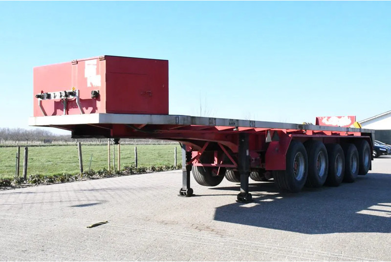 LUECK SPR75/5 5 achse BALLAST TRAILER 3x STEERAXLE!! - 栏板式/ 平板半拖车:图2 LUECK SPR75/5 5 achse BALLAST TRAILER 3x STEERAXLE!! - 栏板式/ 平板半拖车:图2