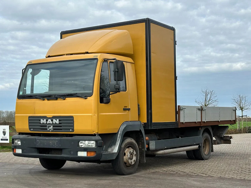 MAN LE 180 c !!LANDBOUW KENTEKEN!!!BOSBOUW!! - 栏板式/ 平板卡车:图1 MAN LE 180 c !!LANDBOUW KENTEKEN!!!BOSBOUW!! - 栏板式/ 平板卡车:图1