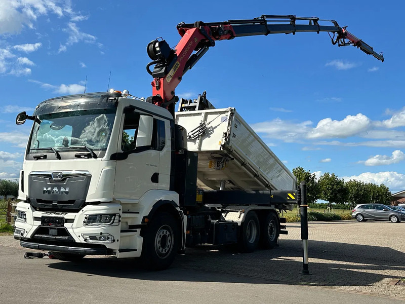 MAN TGS 26.430 2022!EURO6!! 6x2!! PALFINGER 23tm+JIB+LIER/WINCH!!DREISEITEN KIPPER/BORDMATIC!!9tkm - 翻斗车, 起重车:图5 MAN TGS 26.430 2022!EURO6!! 6x2!! PALFINGER 23tm+JIB+LIER/WINCH!!DREISEITEN KIPPER/BORDMATIC!!9tkm - 翻斗车, 起重车:图5