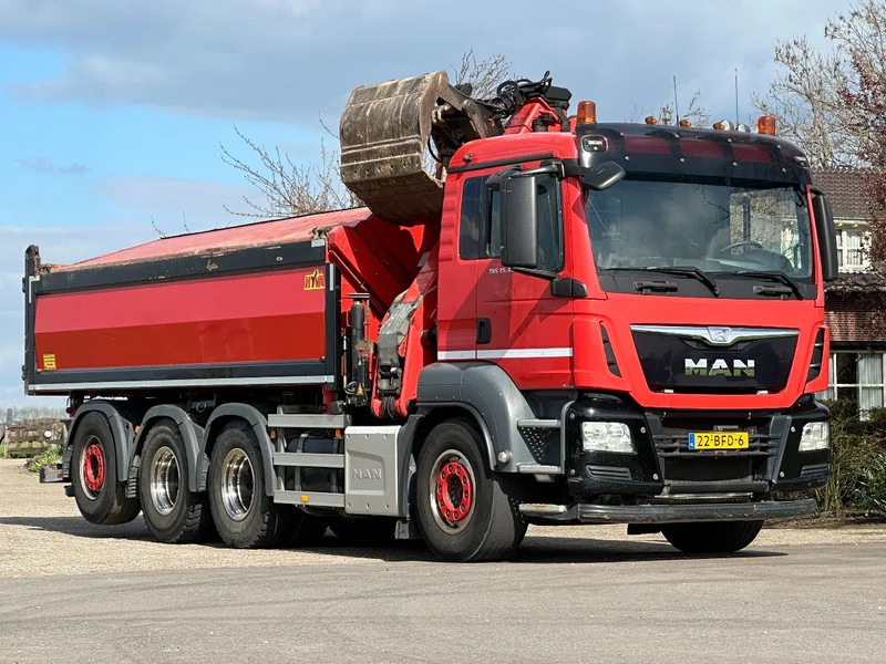 MAN TGS 35.400 8X4 TRIPLE!! EURO6!! Z-KRAAN/KIPPER!!TOP!! - 翻斗车, 起重车:图2 MAN TGS 35.400 8X4 TRIPLE!! EURO6!! Z-KRAAN/KIPPER!!TOP!! - 翻斗车, 起重车:图2