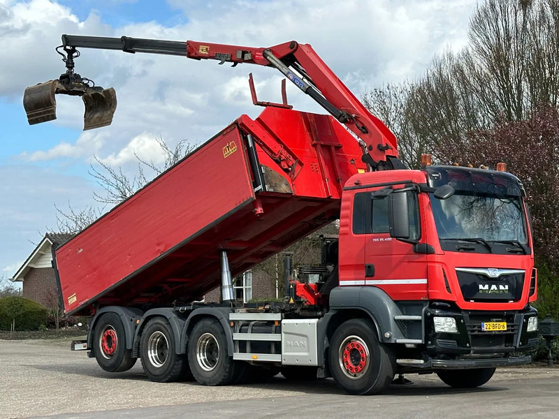 MAN TGS 35.400 8X4 TRIPLE!! EURO6!! Z-KRAAN/KIPPER!!TOP!! - 翻斗车, 起重车:图1 MAN TGS 35.400 8X4 TRIPLE!! EURO6!! Z-KRAAN/KIPPER!!TOP!! - 翻斗车, 起重车:图1