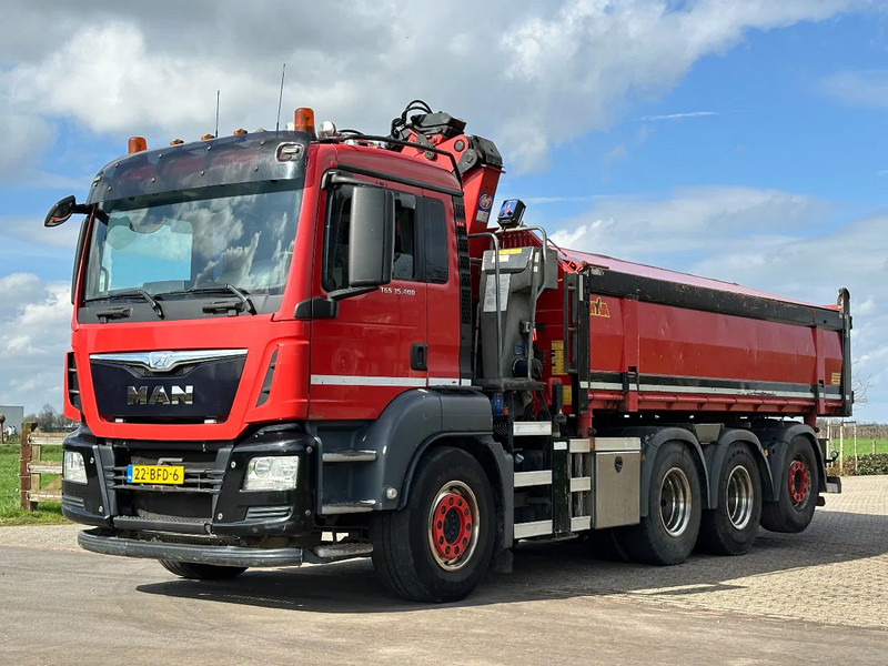 MAN TGS 35.400 8X4 TRIPLE!! EURO6!! Z-KRAAN/KIPPER!!TOP!! - 翻斗车, 起重车:图4 MAN TGS 35.400 8X4 TRIPLE!! EURO6!! Z-KRAAN/KIPPER!!TOP!! - 翻斗车, 起重车:图4