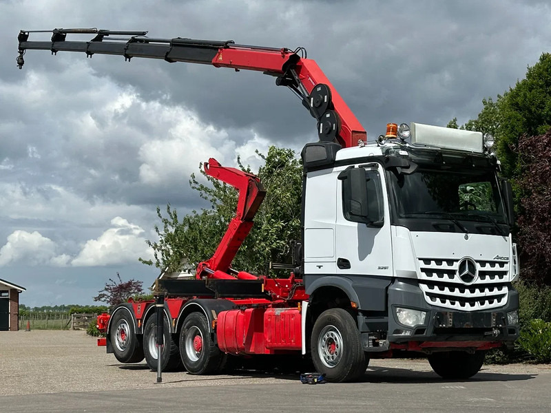Mercedes-Benz Arocs 3251 8x4 TRIPLE!!26TM KRAAN/HAAK!!EURO6!!TOP! - 吊钩升降车, 起重车:图1 Mercedes-Benz Arocs 3251 8x4 TRIPLE!!26TM KRAAN/HAAK!!EURO6!!TOP! - 吊钩升降车, 起重车:图1