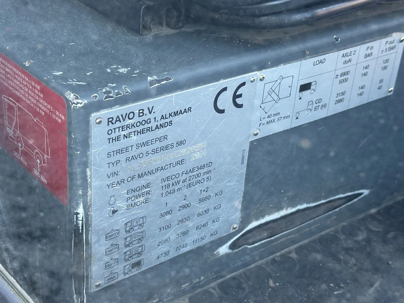 道路清扫机 Ravo 580 VEEGMACHINE/SWEEPER!!:图9 道路清扫机 Ravo 580 VEEGMACHINE/SWEEPER!!:图9