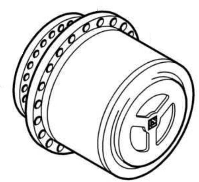 Bomag 05901806R - R916218480 - 主减速器 适用于 建筑机械:图1 Bomag 05901806R - R916218480 - 主减速器 适用于 建筑机械:图1