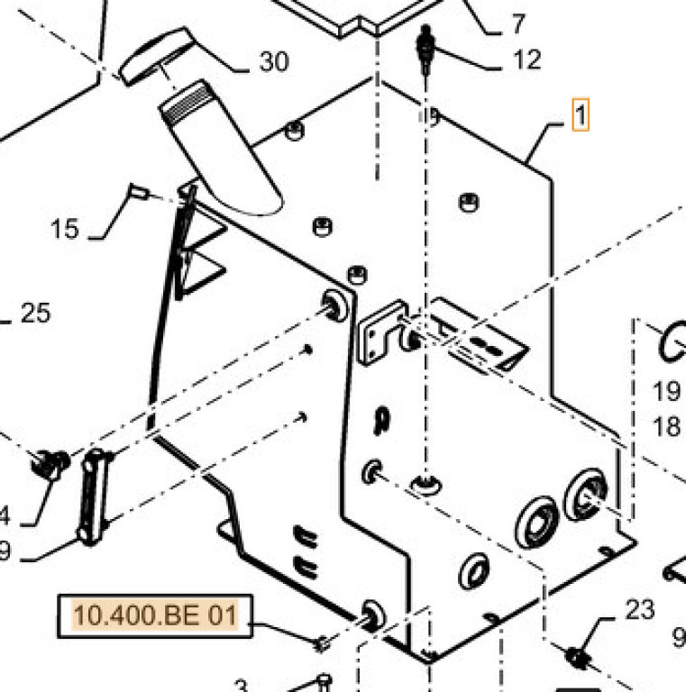 Case 47395718 - 液压油箱 适用于 建筑机械:图1 Case 47395718 - 液压油箱 适用于 建筑机械:图1